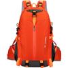 Jiuvaso Zaino da Escursionismo Zaino Trekking Zaino Montagna Zaino Tessuto Resistente All'usura 40l con Cinghie Traspiranti E Porta Casco Adatto a Escursioni, Arancione