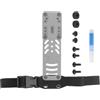 LZAQHMT Cinghia Cosciale per Adattatori Fondina Modulari Gen 1 E Gen 2 | Lunghezza regolabile di 79 cm, fascia elastica per movimenti dinamici e fibbia a sgancio rapido da 2,5 cm