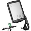 Artibetter Computer da Bicicletta Wireless Nero in ABS e Pmma