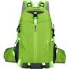 rockible Zaino Trekking 40 L Zaino Escursionismo Zaino Montagna Zaino Outdoor con Tessuto Oxford Impermeabile Struttura Antigraffio Schienale Ergonomico con, Verde