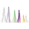 Gatuida 30 Pezzi Esche Artificiali per Polpo e Calamari in PVC Riutilizzabili Design Realistico, Esche da Totanare Fluorescenti la Pesca in Mare Colore Casuale
