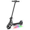E-RIDES Monopattino Elettrico, 6.5'' Monopattino Elettrico Bambini dai 6 ai 12 anni, Pieghevole Monopattino Bambini,Autonomia 5-8KM,Monopattini Elettrici Display a LED,Regalo per Adolescenti