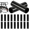 Toughtec Set di 20 protezioni abrasioni per portapacchi, diametro 10 mm, in silicone, set di protezione all'abrasione per portapacchi della bicicletta, protezione del telaio della bicicletta