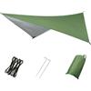 ycezw Amache Rain Fly 7,55x4,59ft Antipioggia impermeabile antivento per amaca | Impronta per tende da viaggio e tendalino parasole multifunzionale per escursioni di picnic di sopravvivenza