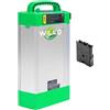WILLQ Batteria 24V 28Ah transpallet Elettrico Batteria LiFePO4 48V 15Ah/20Ah