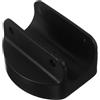 Happyyami Piedino per Attrezzature Fitness in Plastica Pp Pa Nero, Antirumore e Massima Stabilità, per Palestra e Casa, 50x100 Tubo Ovale