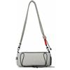 KiBcsLic Borsa Bici Custodia Frontale Pochette Portaoggetti Borsello Ciclismo in TPU Resistente 15L con, Borsa A Tracolla Grigia Con Cordino Grigio, Array, Grigio