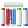 Marchfunny Filo da pesca resistente ed elastico, 250 m, filo Firewire per la legatura della carpa, banda invisibile per esca, 0,2 mm (6 pezzi)