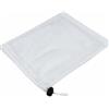 rockible Borsa a Reticolato con Coulisse Borsa Rete Sacchetto Sport Sacca Organizzatore Astuccio in Poliestere Traspirante con Fermacorda Scorrevole Adatta per, White, 20x25cm