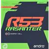 Andro id Ultra 110021092 - Gomma per ping pong Lasanter R53, rivestimento morbido, verde tensione UM,