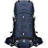 PANFHGFG Zaino da trekking capacità da 60 litri Zaino da trekking in poliestere resistente all ' acqua Multitasche per borsa da trekking in poliestere da campeggio alpinismo