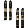 NULYLU Barile per Freccette Soft 16g in Rame, 4 Pezzi, Nero
