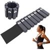 generic Set di 2 pesi per caviglia e polso da 0,9 kg, polsiere zavorrate regolabili con cinghie in velcro, per pilates, aerobica, allenamento della forza, yoga, camminata, palestra a casa