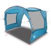GPUTYGHN Tenda per auto blu, impermeabile, tenda da campeggio per auto, in poliestere con rivestimento in PU, impermeabile e antivento, facile da montare con robuste aste e cinghie, inclusa
