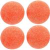 VALICLUD 4 Pezzi Palline da Calcio da Tavolo Arancia in Plastico 36mm per Biliardino Dimensioni Standard Competizione Uso Versatile per Pause in Ufficio e Gioco Competitivo