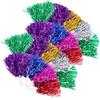 Totority Pompon da Cheerleader in Plastico Pratici e Colorati Manico, 18 Pezzi per Competizioni Sportive e Coreografie di Danza Accattivanti Colore Casuale