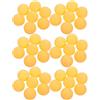 SOLUSTRE 100 Pezzi Palline da Ping Gialle Senza Cuciture Superficie Opaca in Pp per Giochi in Classe, Presa Migliorata e Design Uniforme