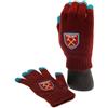 West Ham United FC Touchscreen Knitted Gloves Adults