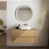 Parama Mobile bagno sospeso 70 cm due cassetti sabbia opaco con top | Ardenne