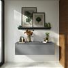 Parama Cassettone scorrevole 120cm grigio opaco chiusura soft-close | Bako
