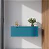 Parama Cassettone scorrevole 90cm dusk blue opaco chiusura soft-close | Bako