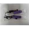 SNADER Batteria agli ioni di litio 18650, 3,7 V, 1200 mAh, confezione da 2 pezzi, con cavo di ricarica USB