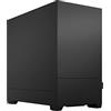 Fractal Design Pop Mini Silent Black - Solid - Bitumen side panels and sound-dampening foam - Three 120 mm Aspect 12 fans included - mATX Silent PC Case