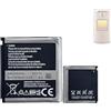 HIGHAKKU Batteria sostitutiva AB533640CU compatibile con Samsung Galaxy S6888 S3930C S3601 G508E S3600C F330/338/490
