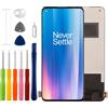 Duotipa Display TFT da 6,43, compatibile con One Plus Nord CE 2 5G IV2201, display LCD touchscreen, montaggio con kit di strumenti di riparazione, senza impronte digitali