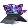 NIKOTSIS PC Portatile Touchscreen 2 in 1 15,6 pollici con Core i3-8100Y Processore, Notebook Win 11 8GB RAM 256GB SSD, Laptop Schermo IPS FHD 1920*1080, Computer Portatile Type-C/Mini-HDMI/USB3.0/WIFI5/Webcam