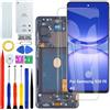 HLYGZX Display Schermo per Samsung S20 FE 4G G780F OLED Nero con Cornice | con Impronte Digitali,con kit di riparazione，OLED，HD+ Display，Sostituire lo schermo,per Modello:G780F/DSM G781B G781B/DS