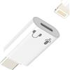 Kefiany Adattatore USB C Lightning per cuffie audio a femmina per iPhone 17 16 15 Pro Max compatibile con Samsung per Apple a cavo jack per cuffie per iPad Lightning microfono DAC illuminazione
