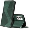 ZONNAVI Cover per Samsung Galaxy A72 5G / 4G, Flip Custodia Pelle PU con [Slot Cart] [Supporto Stand] [Magnetica], Cover a Libro Portafoglio per Samsung Galaxy A72 5G / 4G (Verde)
