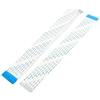 uxcell sourcing map Pitch 1,0 mm 24P AWM 20624-Nastro di cavo piatto, per VW 1, cavo flessibile da 200 mm, 10 pezzi