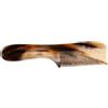 BARTHA Pettine in vero corno naturale, fatto a mano, antistatico, delicato sui capelli, pettine naturale di alta qualità per uomo e donna (pettine in corno con manico, 19,5 cm)