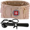 SHXP Decompression Back Belt Waist Lower Lombare Support Brace For Back Pain Sollievo Spinal Gonfiabile Traction, One Size Adatto Per 29-51 Pollici Vita