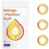 Generisch Pod profumati originali per bottiglia Air Up con rinfrescante sapore di mango maracuja - 0 zucchero, 0 calorie solo aroma naturale - 3 X Air Up Pod per 15 l di acqua con sapore profumato
