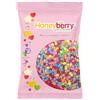 Honeyberry Zuccherini Decorativi per Dolci Naturali e Commestibili 55g - Codette di Zucchero Colorate per Decorare Torte, Cupcakes, Biscotti, Gelati, Dessert e Come Toppers per Glasse (Confetti Colorati)