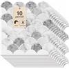 BAKAJI Set 10 Pannelli Adesivi Piastrelle per Muro Parete 30.5cm Decoro Squame di Pesce