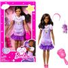 MATTEL La Mia Prima Barbie Giocattolo Bambola Bambini Snodabile Abito Lilla e Peluche