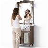 Shally Dogan Mobile Da Bagno Noce Completo Modello Giada Ante Vetro 75cm Legno con Specchio