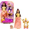 MATTEL Disney Princess Set Tè di Belle Playset Bambola Vestiti e Accessori Idea Regalo