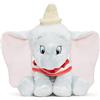 DISNEY Pupazzo Dumbo Morbido Peluche con Maglia a Righe Rossa Personaggio Disney 35 cm