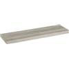 BAKAJI Mensola da Parete Scaffale a Muro MDF Grigio 80x23,50x3,80 cm Organizer Minimal