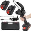 STAKMANN Mini Motosega con Doppia Batteria Sega Portatile per Potatura con Accessori