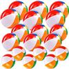 JOYIN Palloni da Spiaggia Arcobaleno (Confezione da 18), Giocattoli gonfiabili per Piscina per Giochi d'Acqua Estivi, Set Combinato di Forniture per Feste di Compleanno per Bambini