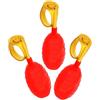 Toddmomy 3 Pezzi Anelli Spruzzo Acqua Rossa per Scherzi Pesce D'aprile, Giocattoli Divertenti per Feste e Riunioni, Plastica Resistente per Intrattenimento Creativo