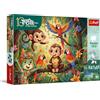 Trefl - The Treflik Family, Inspired By Nature, Scimmiette e amici - 100 pezzi - Puzzle colorato con personaggi delle fiabe, intrattenimento creativo, divertimento per bambini dai 5 anni in su