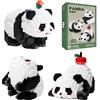 EnixwH Panda Mini Building Blocks Set, 940 Pezzi Mini Mattoncini Da Costruzione | Mini Giocattoli Di Panda, Panda Cute Animals Building Set, Panda Micro Building Blocks Vestito per Adulti Bambini
