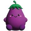 Generico Antistress Ellie Eggplant Squeezy Buddies Giocattoli, Antistress Squishy Total